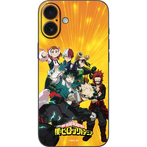 My Hero Academia Deku and Baku Team Season 6 iPhone 16 Plus Skin
